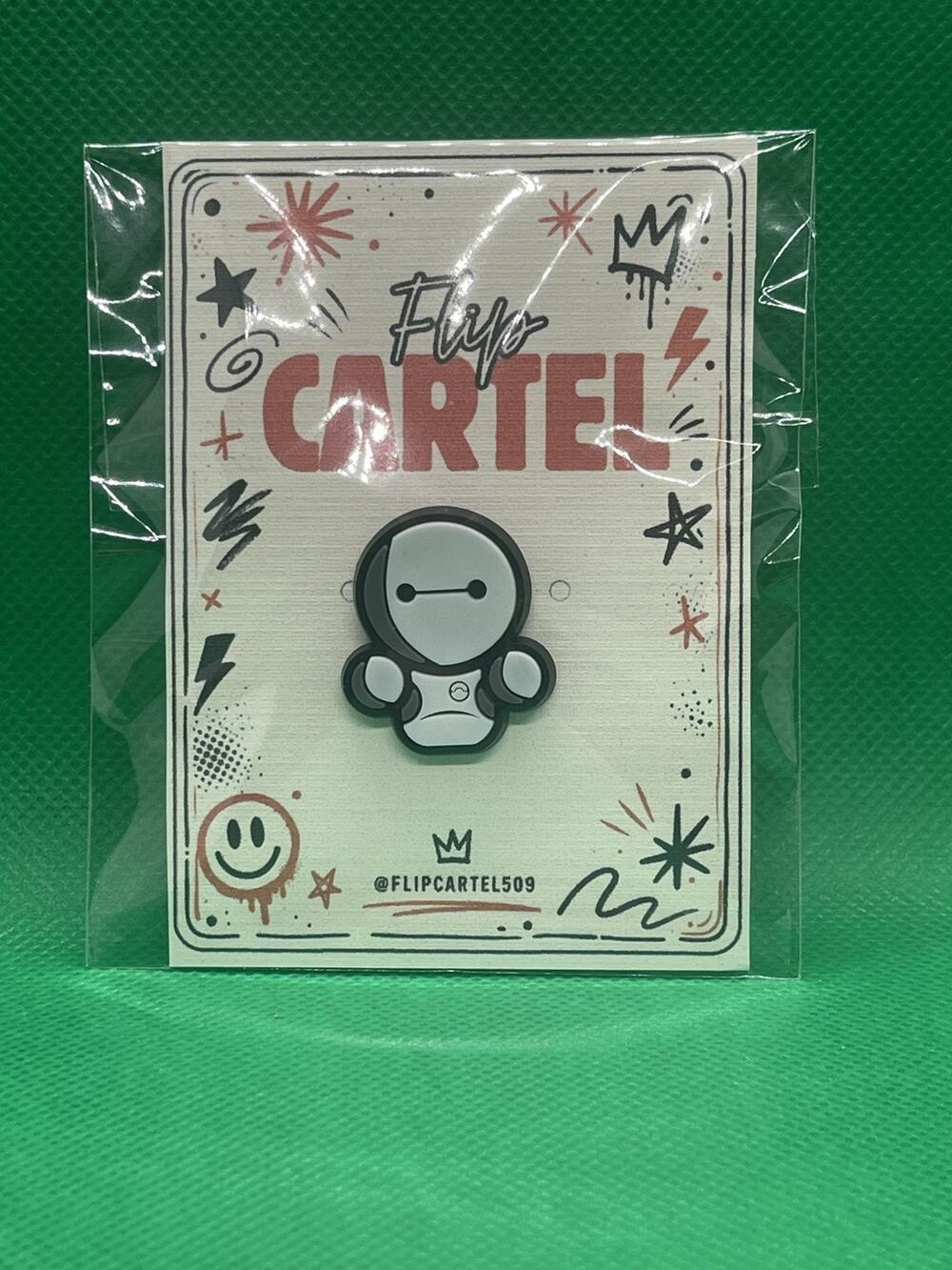 Disney Big Hero 6 Baymax PVC Rubber Hat Pin Backpack Collectible